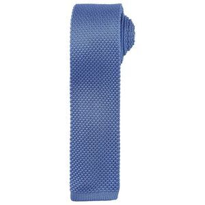 Premier Unisex Adult Slim Knitted Tie / Mid Blue